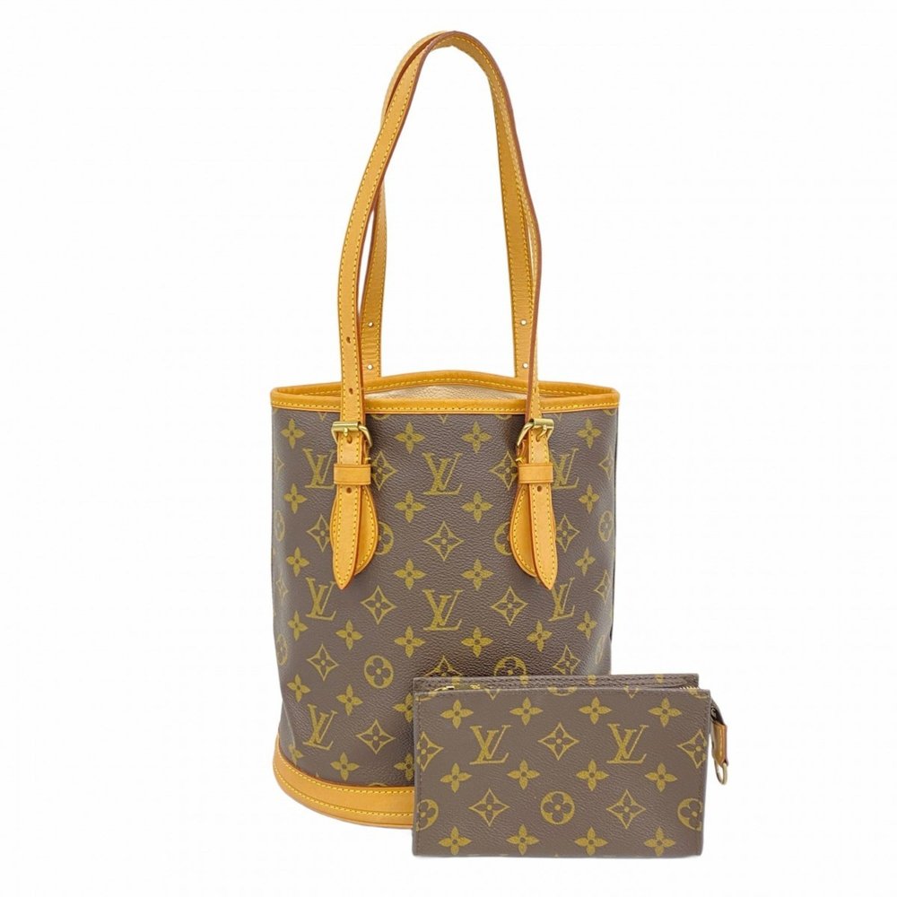 Louis Vuitton Brown and Yellow Monogram Tote Set